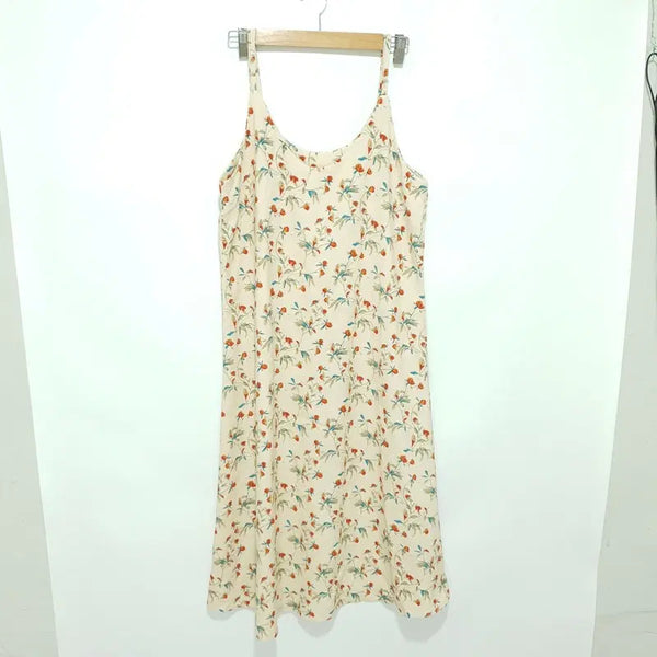 [BUNJANG] Flower Corduroy Bustier Dress / 플라워 코듀로이 뷔스티에 원피스 F_M0862