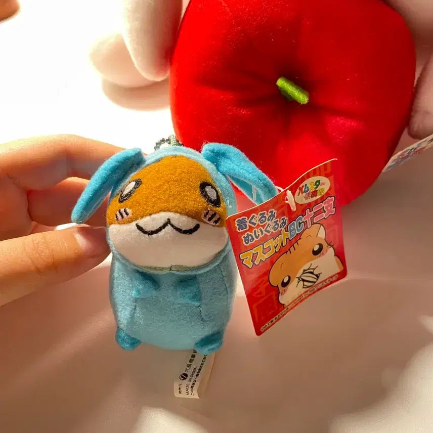 [BUNJANG] Hamster Club Squeaky Mini Doll Strap / [레어]햄스터 클럽 쥐 찍찍이 미니 인형 스트랩(택ㅇ)
