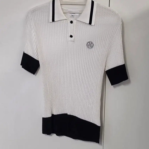 [BUNJANG] Mark &ロナ Golf Ribbed Knit Top / 마크앤로나 골프 골지니트  36