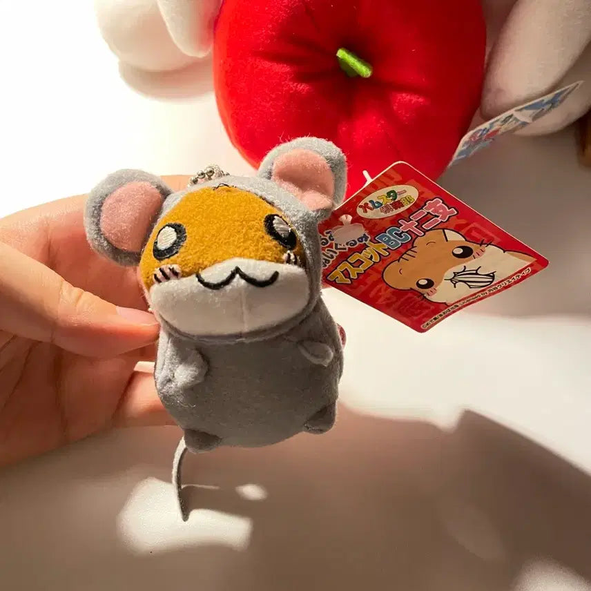 [BUNJANG] Hamster Club Mouse Mini Doll Strap / [레어]햄스터 클럽 쥐 미니 인형 스트랩(택ㅇ)