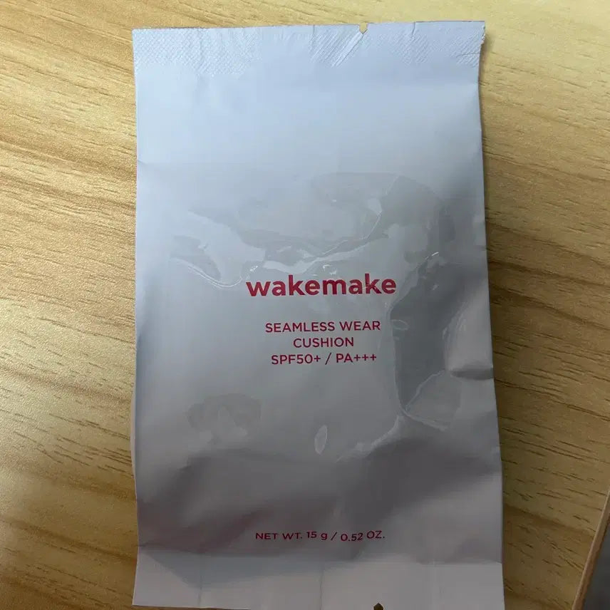 [BUNJANG] WAKEMAKE Seamless Wear Cushion Refill SPF50+ PA++++ 21N1 Vanilla / 웨이크메이크 심리스 웨어 쿠션 리필 21N1 바닐라