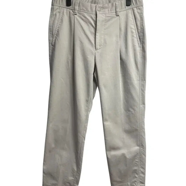 [BUNJANG] Ziozia Regular Fit Single-Pleat Chino Pants Light Grey / 리버스 지오지아 레귤러핏 원턱 치노팬츠 라이트그레이 32size
