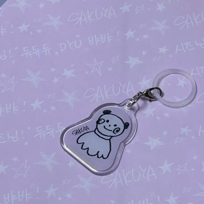 [BUNJANG] NCT WISH Japan Tokyo Summer Exhibition Mejirushi Keyring Sakuya / 엔시티위시 일본 도쿄 여름 전시회 메지루시 키링 사쿠야