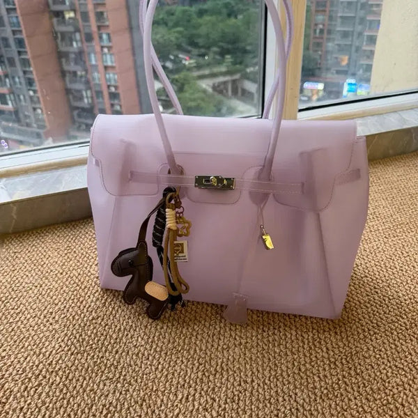 [BUNJANG] Kiki Jelly Birkin Bag Lavender TPU / 당일출고[tpu소재,고퀄리티] 키키 젤리백 젤리버킨백 라벤더