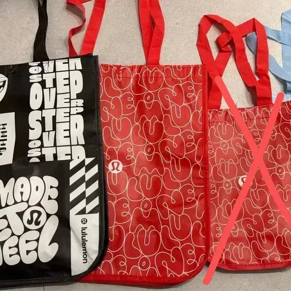 [BUNJANG] Lululemon Reusable Shopping Bag Eco Bag / 룰루레몬 리유저블백 쇼핑백 에코백