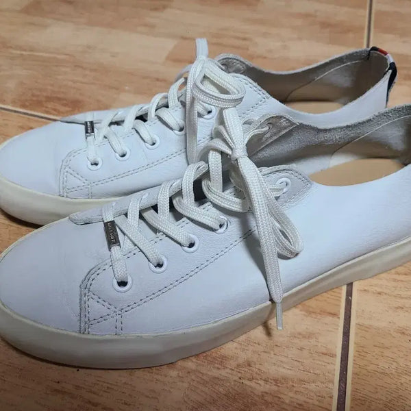 [BUNJANG] Tommy Hilfiger Leather Sneakers / 타미힐피거 스니커즈 260(265추천)