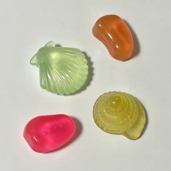 [BUNJANG] Glow-in-the-Dark Pebbles, Shells, and Sea Gems Set for Aquariums and Doll Accessories / 야광 조약돌 조개 소라 바다 보석 파츠 어항 소품 누이 오비츠 장난감