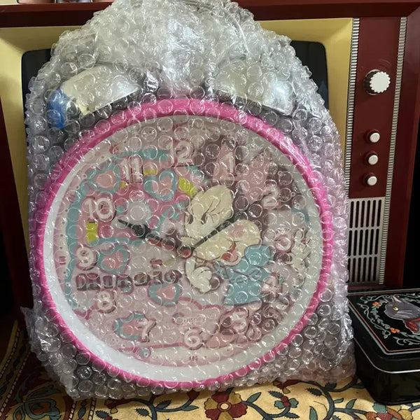 [BUNJANG] Disney Mickey & Minnie Mouse Pink Large Retro Vintage Alarm Clock / 디즈니 미키마우스  미니마우스 핑크 대형 알람시계 레트로 빈티지