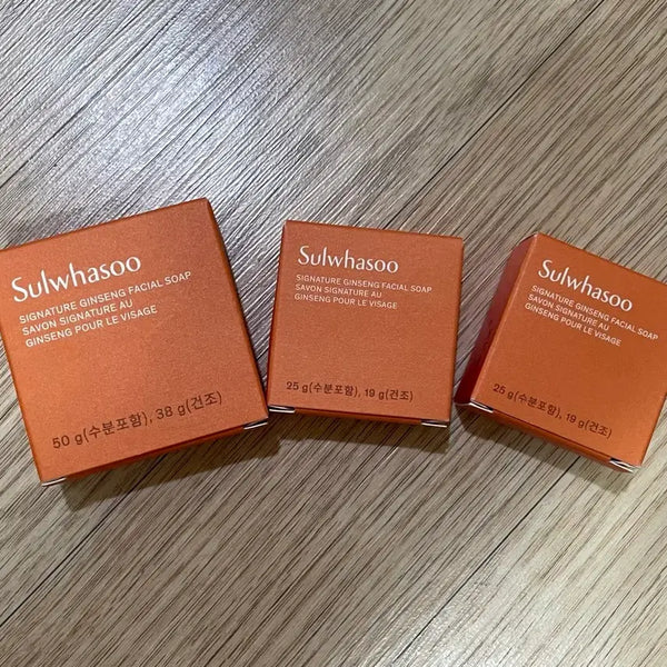 [BUNJANG] Sulwhasoo Signature Ginseng Facial Soap 50g/25g / 설화수 시그니처 진생 페이셜 숍 50g/25g