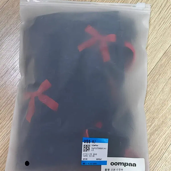[BUNJANG] Oompaa Ribbon Swimsuit Navy Size L / oompaa 리본 수영복 L사이즈 새상품