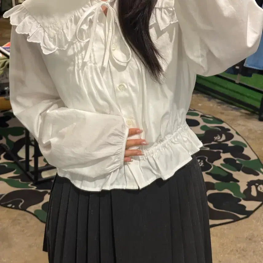 [BUNJANG] Poeto Cotton Blouse / 포에토 블라우스