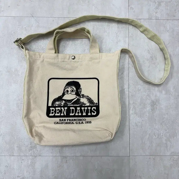 [BUNJANG] BEN DAVIS Canvas Two-Way Crossbody Bag / # 벤데이비슨 캔버스 투웨이 크로스백