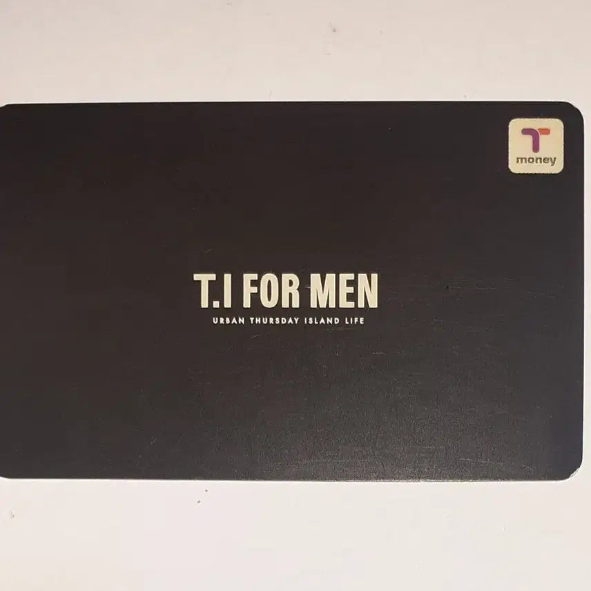 [BUNJANG] T.I FOR MEN Commemorative T-Money Transit Card / T.I FOR MEN 증정용 티머니 교통카드 사용제 팝니다