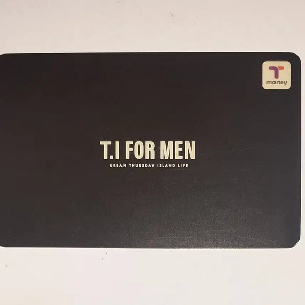 [BUNJANG] T.I FOR MEN Commemorative T-Money Transit Card / T.I FOR MEN 증정용 티머니 교통카드 사용제 팝니다