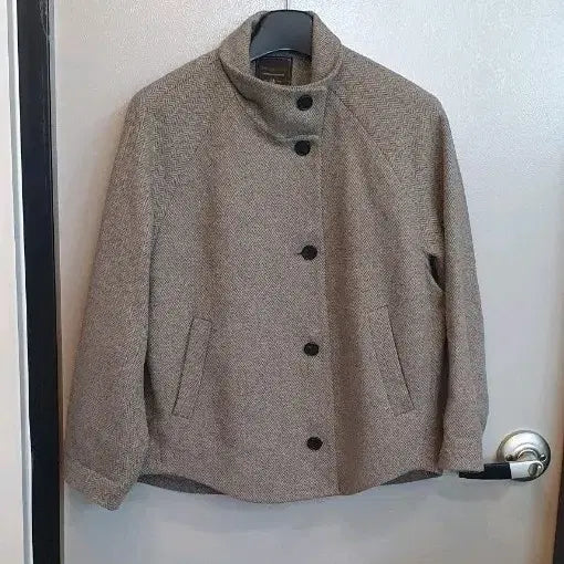 [BUNJANG] Thursday Island Herringbone Short Jacket S / 썰스데이아일랜드   헤링본숏자켓S