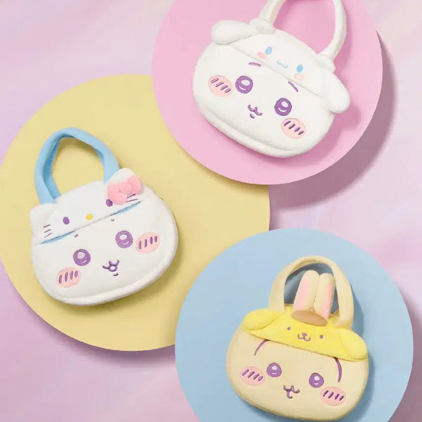 [BUNJANG] Cheikawa Sanrio Collaboration Plush Bag / <예약구매>치이카와 먼작귀 산리오 콜라보 인형가방