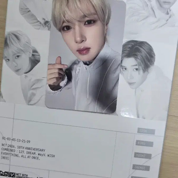 [BUNJANG] NCT Wish Group Photo Set Sakuya Photocard / 엔시티 팝업 엔시티위시 그룹 포토세트 사쿠야 포카