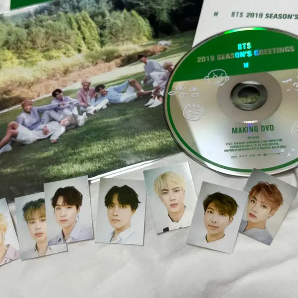 [BUNJANG] BTS 2019 Season's Greetings Bundle Set / 방탄소년단 BTS 2019 시즌그리팅 시그 일괄