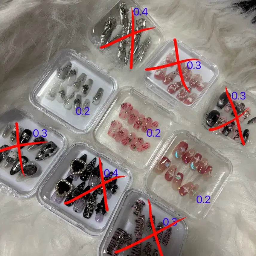 [BUNJANG] Nail Tips Set / 네일팁