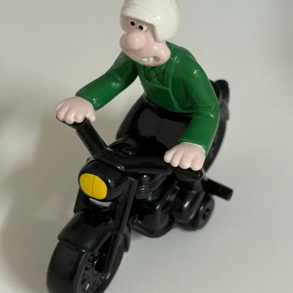 [BUNJANG] Wallace & Gromit Pull-Back Car Wallace Motorcycle Figure / 월레스와그로밋 풀백카 월레스 오토바이 피규어