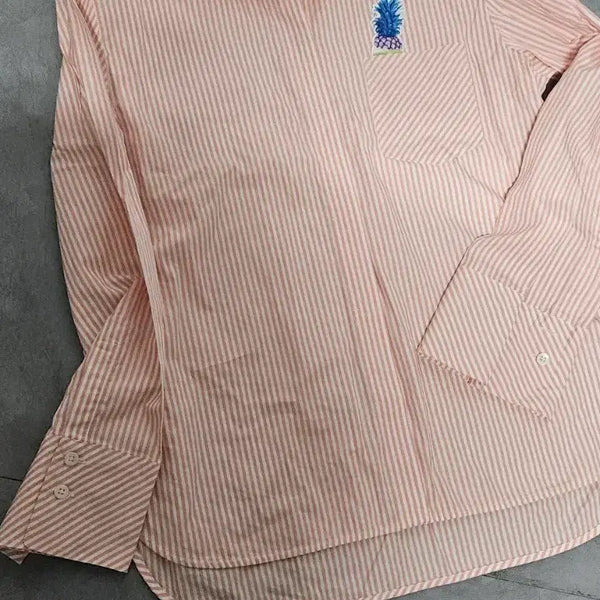 [BUNJANG] Beanpole Pineapple Wide Sleeve Shirt / 빈폴  파인애플 와이드슬리브 90
