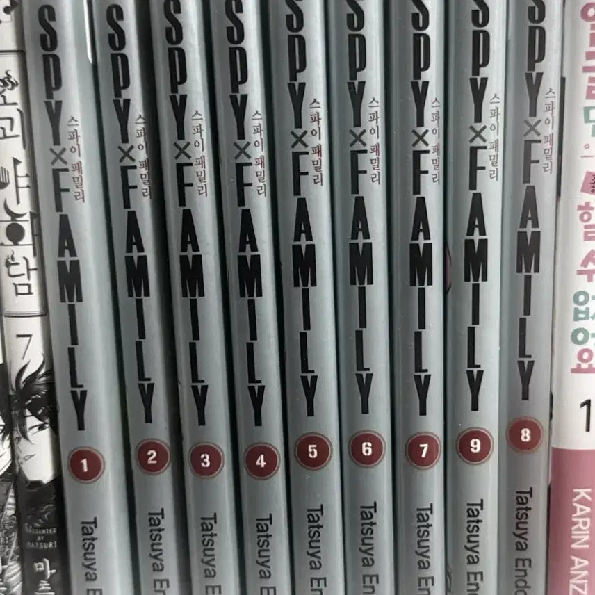 [BUNJANG] Spy x Family Manga Volume 1-9 / 스파이 패밀리 만화책 1~9권