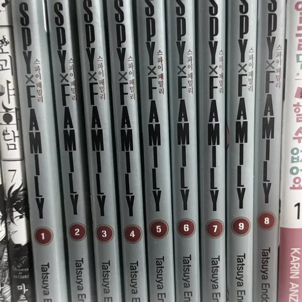 [BUNJANG] Spy x Family Manga Volume 1-9 / 스파이 패밀리 만화책 1~9권
