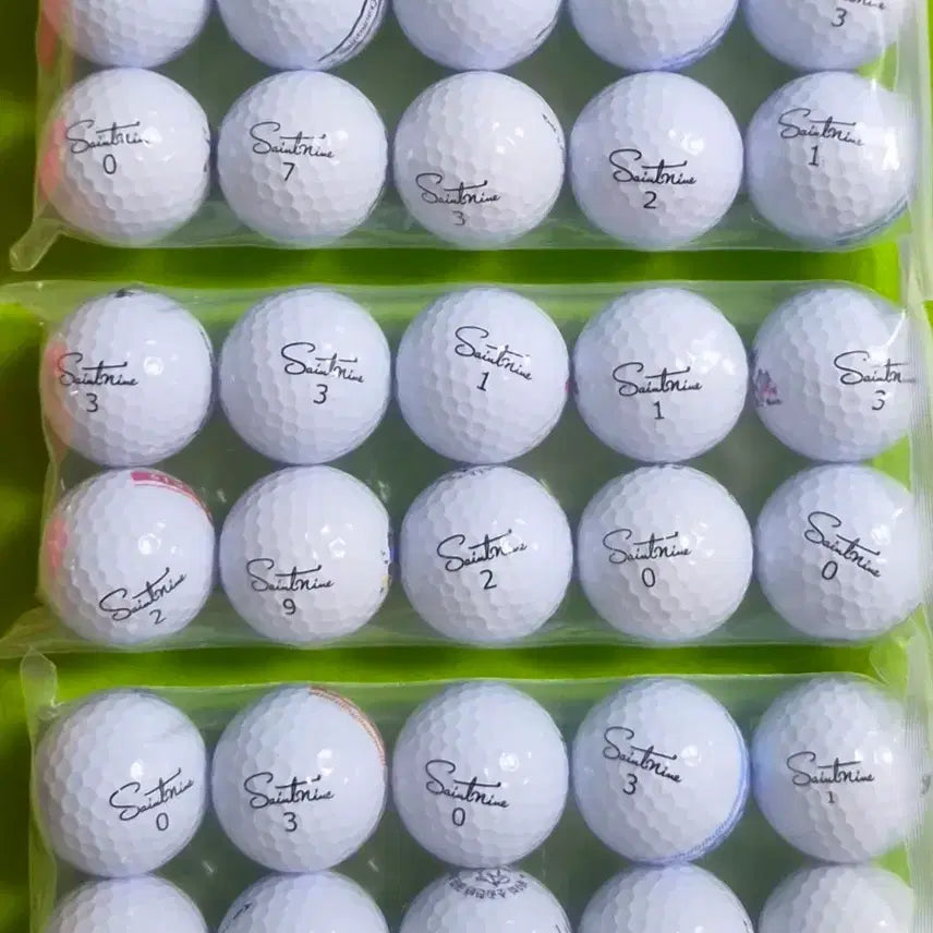 [BUNJANG] Saint Nine Golf Balls (A/A+ Grade, 30pcs) / 세인트나인 A/A+급30개-로스트볼