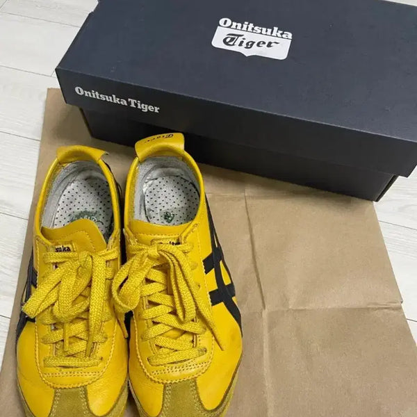 [BUNJANG] Onitsuka Tiger Mexico 66 Yellow Black / 오니츠카타이거 멕시코66 옐로우 블랙 225