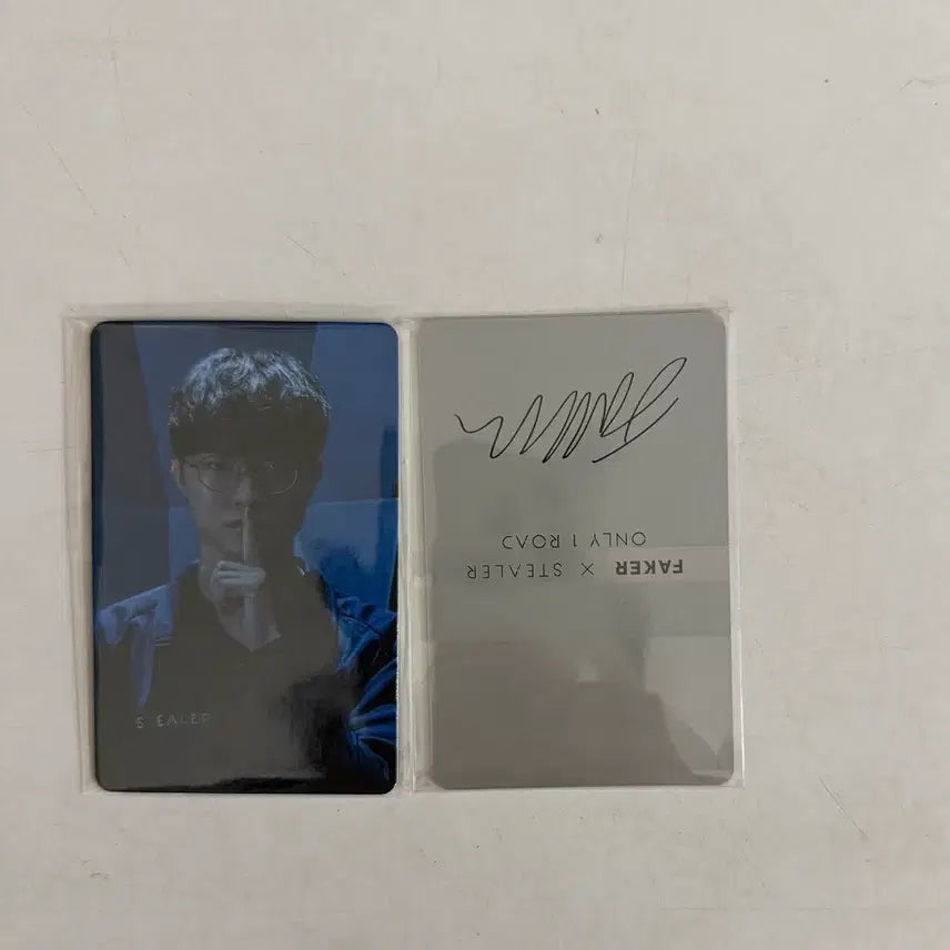 [BUNJANG] T1 Faker Glasses Photocard / T1 페이커  Faker 안경 포토카드