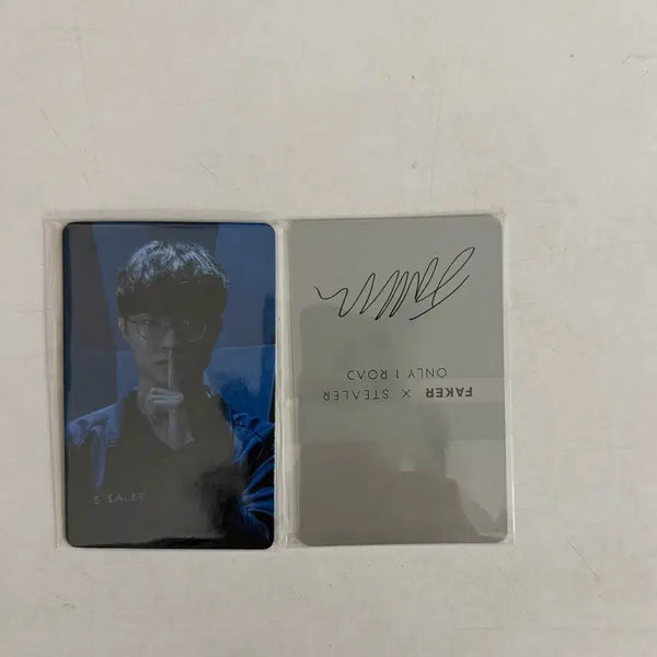 [BUNJANG] T1 Faker Glasses Photocard / T1 페이커  Faker 안경 포토카드