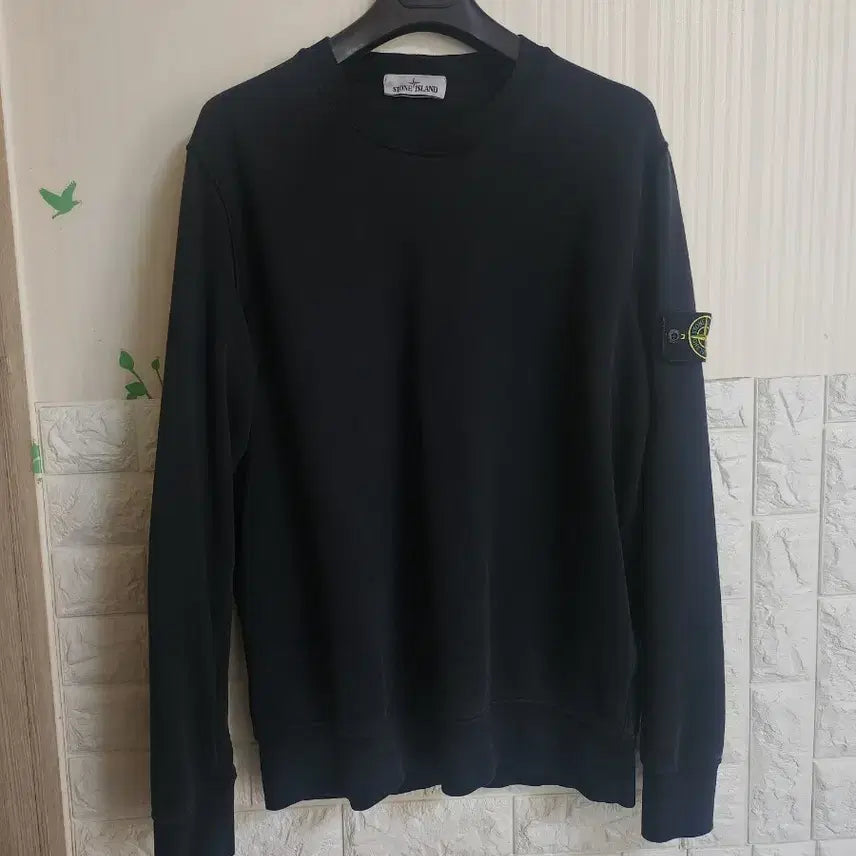 [BUNJANG] Stone Island Black Sweatshirt XXL / [XXL] 스톤아일랜드 블랙 맨투맨 티셔츠