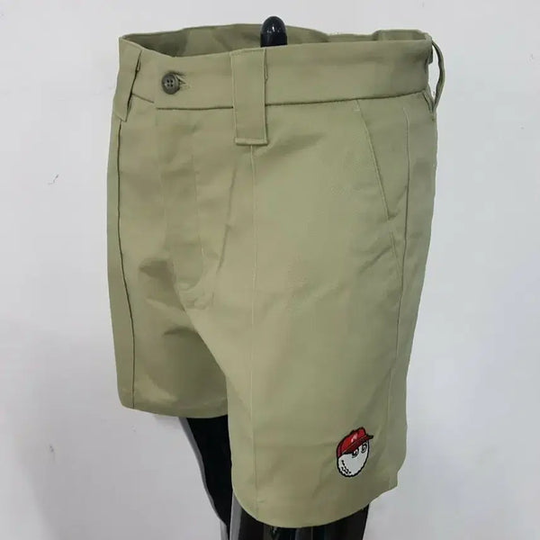 [BUNJANG] Classic Embroidered Logo Cotton Shorts / 골프 면 쇼츠 반바지  새상품