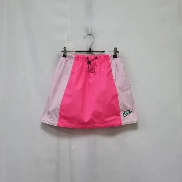 [BUNJANG] Nike Colorblock Woven Mini Skirt / 나이키 핑크 배색 우븐 미니 스커트