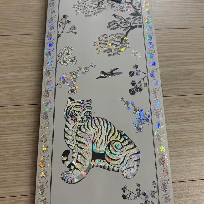 [BUNJANG] Daiso Traditional Ho-jak-do Shopping Bag / 다이소 전통 호작도 전통주백 쇼핑백