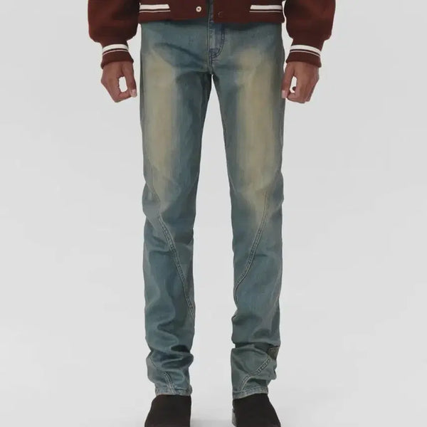[BUNJANG] Next Door Lips Twist Coated Jeans Indigo Size 2 / (새상품)넥스트도어립스 트위스트 코팅진 인디고 2사이즈
