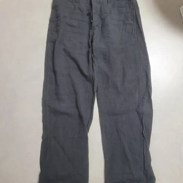 [BUNJANG] Nigel Cabourn French Work Pants Linen Pin Ox / 나이젤카본 프렌치 워크 팬츠 린넨 핀 옥스(32)