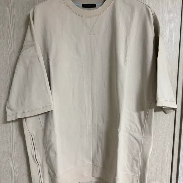 [BUNJANG] JILLSTUART NEW YORK Side-Zip Half-Sleeve T-Shirt L / 질스튜어트뉴욕 사이드지퍼 반팔 티셔츠 L사이즈