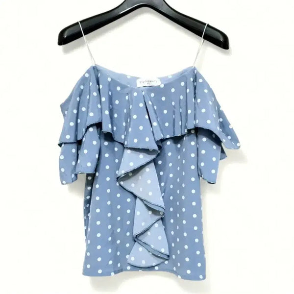 [BUNJANG] Women's Summer Cropped Bustier Blouse - Sleeveless / 새상품 44 55 66 뷔스띠에 블라우스 여름 여성 나시 크롭 탑 새제품