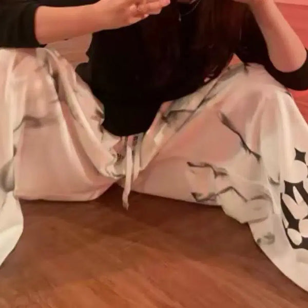 [BUNJANG] Avery Dirty Savage Tie-Dye Wide Pants / 에이블리)더티 세비지 타이 다이 와이드 팬츠
