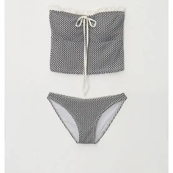 [BUNJANG] Piccolo Paradise Check Tankini / 피콜로파라다이스 doll check tankini 탱크키니 새상품
