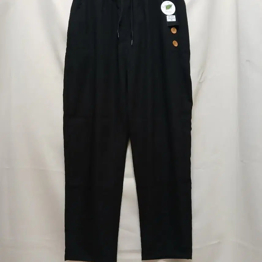 [BUNJANG] Women's Summer Rayon Banding Pants Black XL / 여성 여름 인조 인견 밴딩 바지 블랙 77