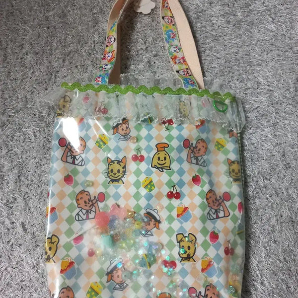 [BUNJANG] Unique Lace Bag with Glitter Beads / 유니크 레이스 가방