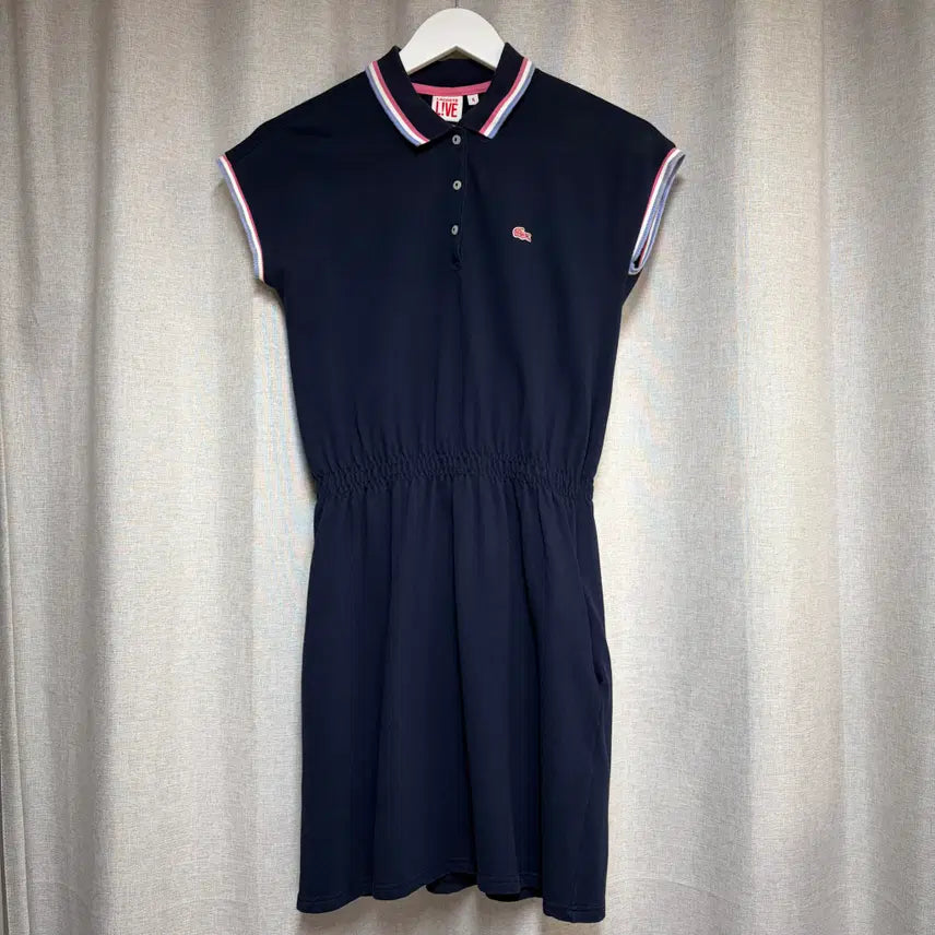 [BUNJANG] Lacoste Live Women's Pique Polo Dress / 라코스테 라이브 여성 카라 피케 원피스 S