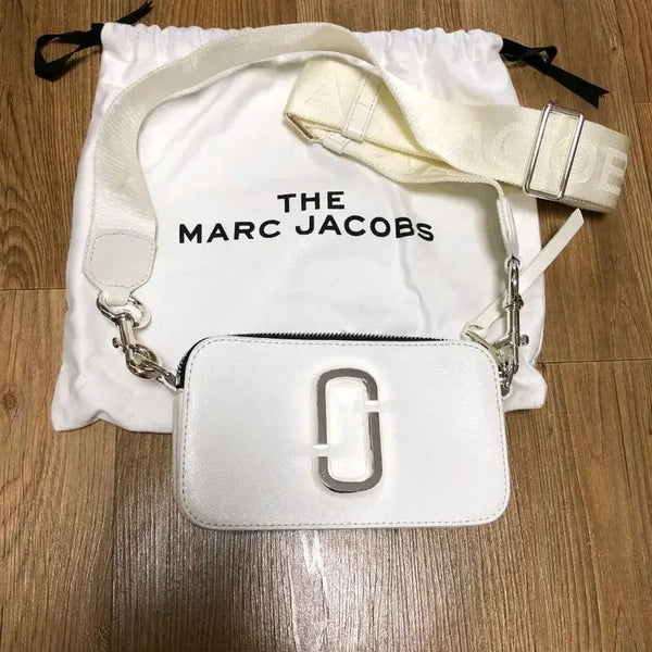 [BUNJANG] Marc Jacobs Snapshot White Crossbody Bag / 마크제이콥스 스냅샷 화이트 크로스백