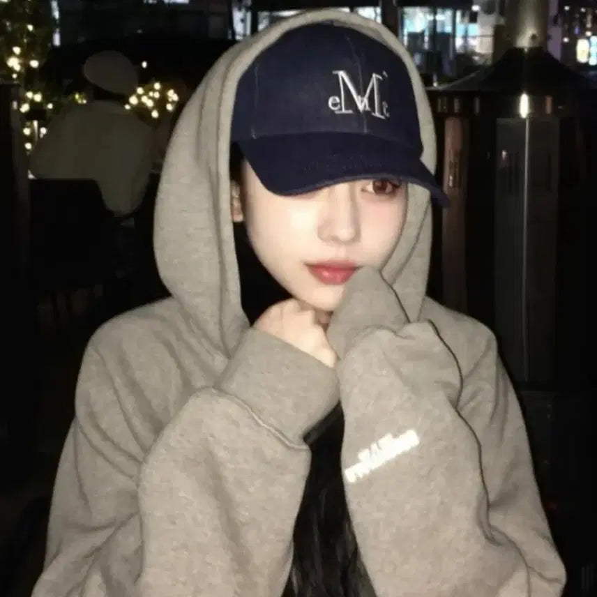 [BUNJANG] Museent Signature Ball Cap (Navy) / [소두볼캡] 무센트 시그니처 볼캡 모자 (네이비)