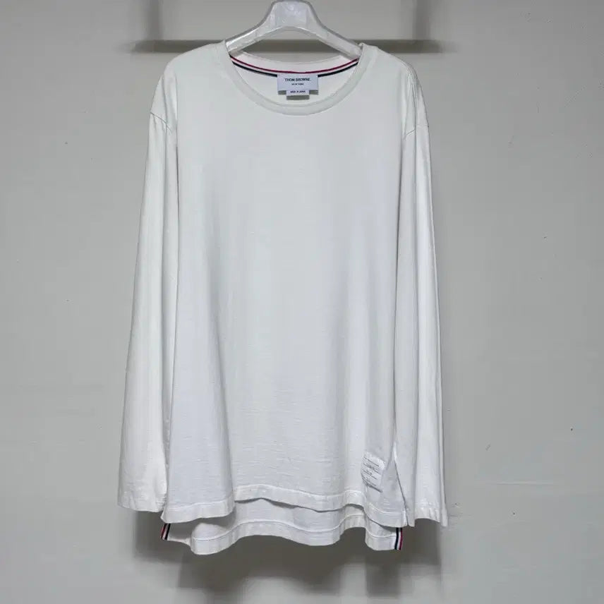 [BUNJANG] Thom Browne Side Slit Round Sleeve Sweatshirt Size 3 / 톰브라운 사이드 슬릿 라운드 슬리브 3
