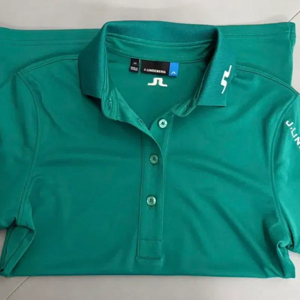 [BUNJANG] J.Lindeberg Women's Golf Polo Shirt Green XS / 제이린드버그 여성골프웨어 카라티 그린 xs