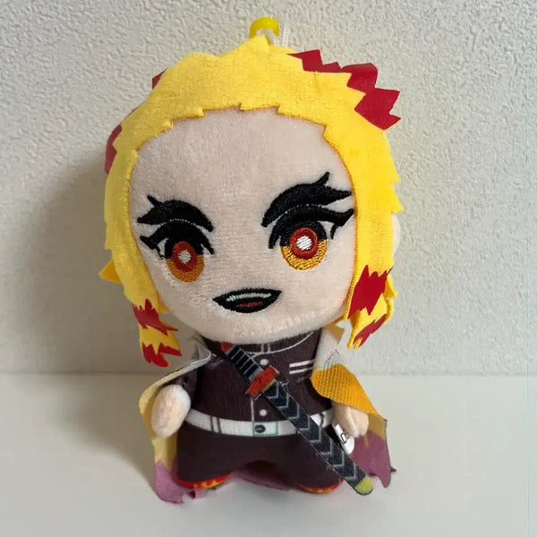 [BUNJANG] Demon Slayer Kyojuro Rengoku Plush Keychain / 귀멸의 칼날 렌고쿠 인형 키링