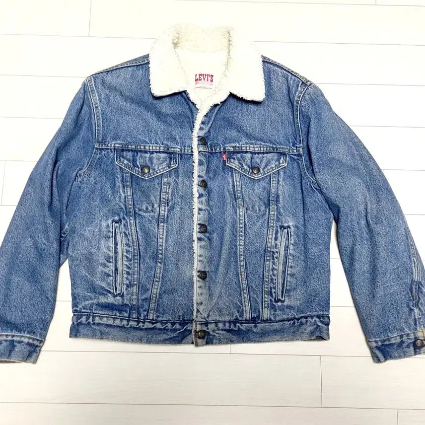[BUNJANG] Levi's 80s USA Sherpa Lined Denim Jacket / Levi's 80s USA  빈티지 쉐르파 자켓 판매